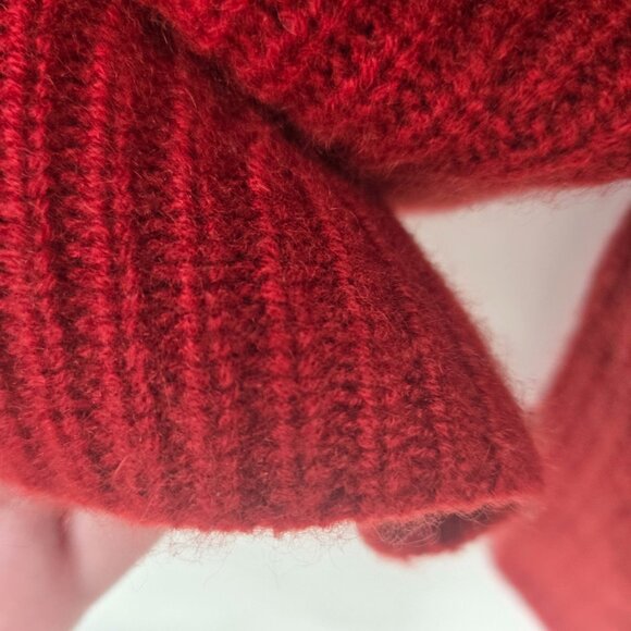 Lord & Taylor Red Cashmere Classic Boatneck Sweater XS - Picture 7 of 9